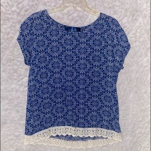 Blue blouse, NEVER WORN!